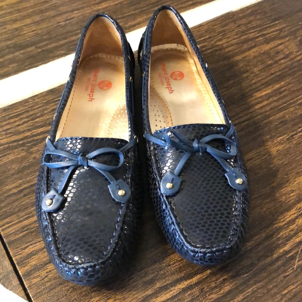 Navy Blue Marc Joseph Loafers